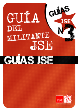 Guía 3 JSE - Juventudes Socialistas de Canarias