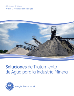 Soluciones de Tratamiento de Agua para la Industria Minera
