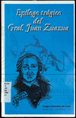Epílogo trágico del Gral. Juan Zuazua.