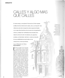 CALLES Y ALGO MAS QUE CALLES