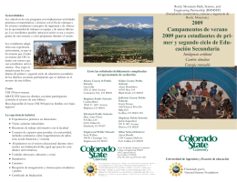 CSU 2009 Brochure (SP) - Rocky Mountain