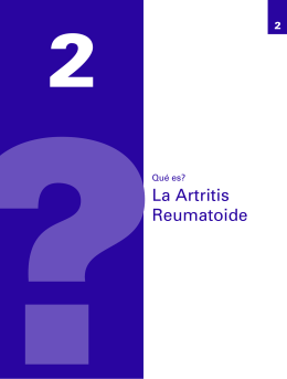 La Artritis Reumatoide