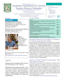 Vol.3 No. 39 - Academia Colombiana de Ciencias Exactas, Físicas y