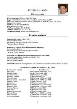 ESTUDIO GENETICO-MOLECULAR DE Mycosphaerella