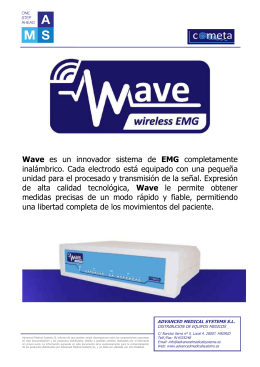 Folleto Wave EMG
