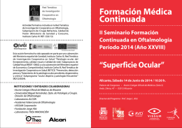 Programa - Colegio Oficial de Médicos de Alicante