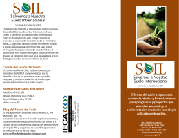 SOIL Fund Brochure en Espanol.indd