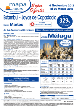 22-10-12 Oferta ESTAMBUL - JOYAS CAPADOCIA