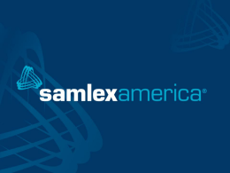 Presentación SAMLEX