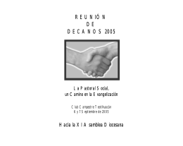 REUNIÓN DE DECANOS 2005