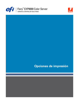 Opciones de impresión