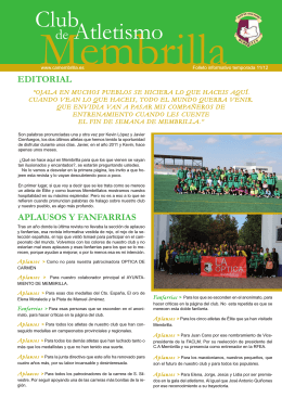aplausos y fanfarrias