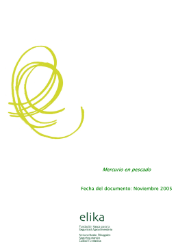Mercurio en pescado