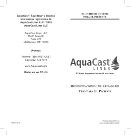 AquaCast®, Saw Stop® y diseños son marcas registradas de