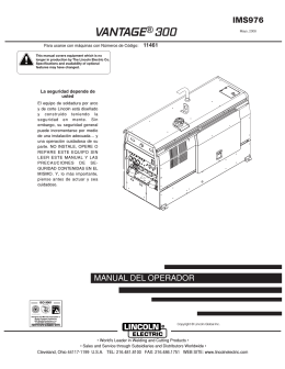 diagramas - Lincoln Electric