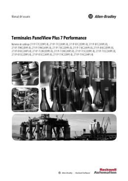 Terminales PanelView Plus 7 Performance
