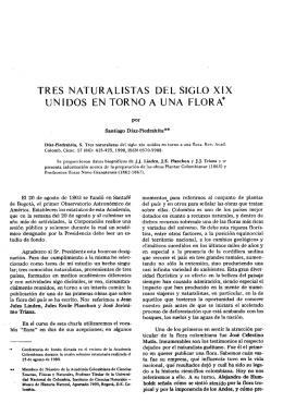 tres naturalistas del siglo xix unidos en torno a una flora