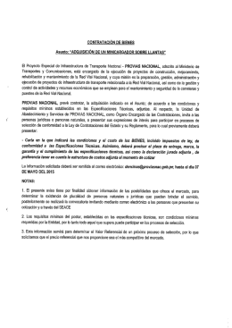 adqusicion de un minicargador sobre llaantas