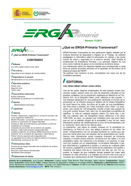 Nº 31: Seguridad en los trabajos de mantenimiento