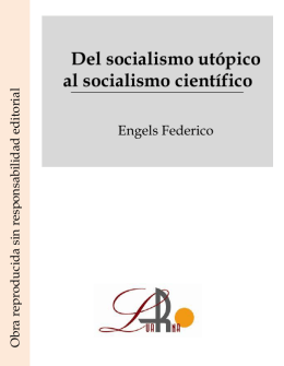 Del socialismo utópico al socialismo científico