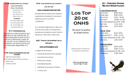 Los Top 20 de ONHS