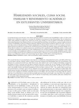 habilidades sociales