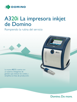 A320i La impresora inkjet de Domino