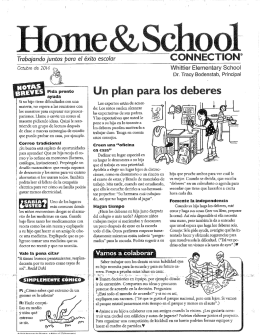 Trabajando juntos para e! éXita escolar