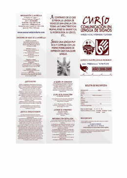 INFORMACIÓN Y MATRICULA