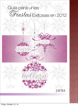 Guía para unas FiestasExitosas en 2012