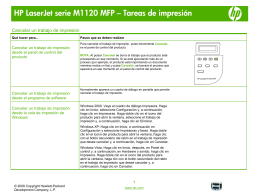 HP LaserJet M1120 MFP Series - Print Tasks