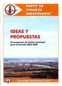 2003 ideas y prouestas