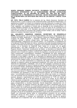 sesión ordinaria número diecisiete, celebrada por los ciudadanos
