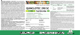 QUINCLOTEC 290 SC herbicida
