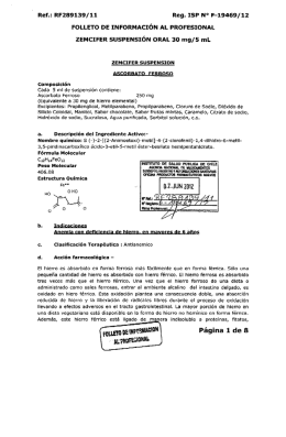 Ref.: RF289139/11 Reg. ISP N° F