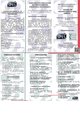 PROFESORES DE ENSENANZA SECUNDARIA - aspes-cl