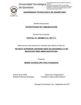 anexos - Universidad Tecnológica de Querétaro