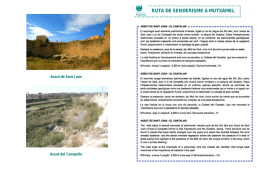 Ruta Assut de Sant Joan - El Cantalar