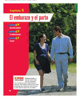 El desarrollo prenatal