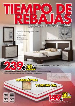 50DTO. - Muebles Facer