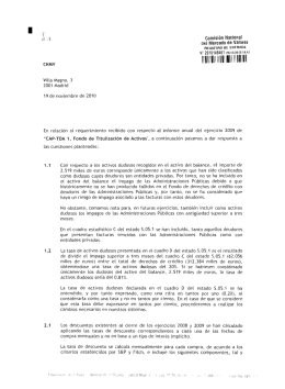 Sí - Comisión Nacional del Mercado de Valores