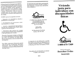 El Massachusetts Fair Housing Center (MFHC) es una organización