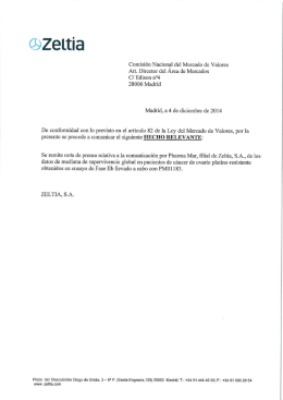 @Zeltia - Europa Press