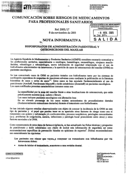 Nota informativa 2005/17 - Colegio Oficial Dentistas Cadiz