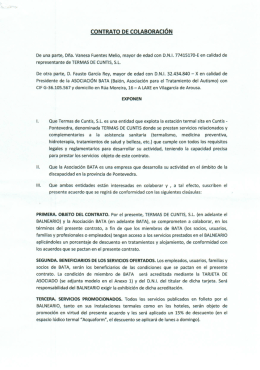 nuevo convenio colaboracion con las termas de cuntis
