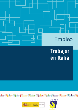 Trabajar en Italia Empleo