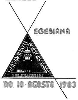 Egebiana 1983-Vol.10