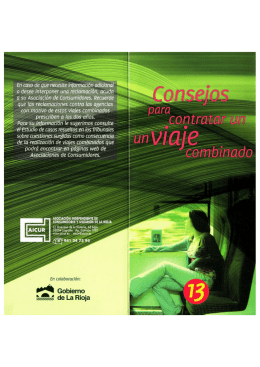 Consejos para contratar un viaje combinado