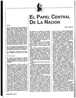 NOTAS: (l).- Una aclareo`ón sobre esta cuestión del Estado, antes