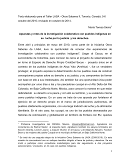 sierra-otrossabref-cauca-2014 - Latin American Studies Association